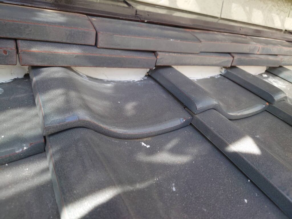 面戸漆喰の施工後