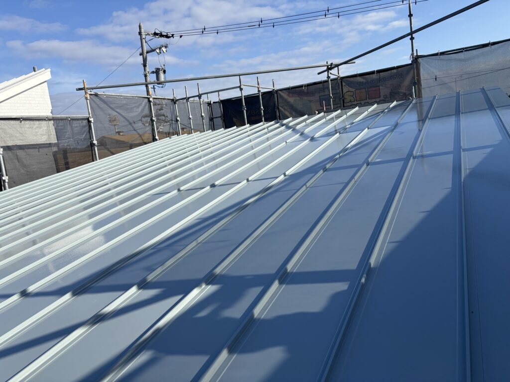 屋根の仕上がりです