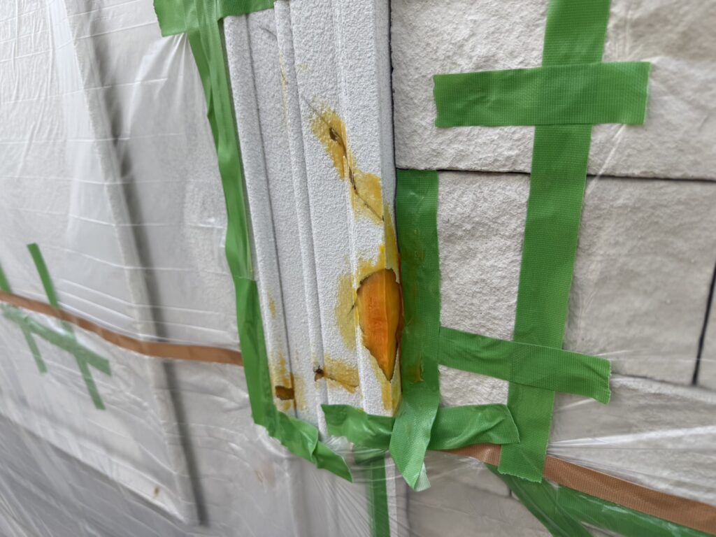 トリム材の欠損部補修