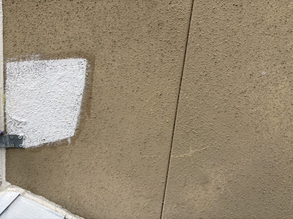 こちらも補修後のリシンガラ付けを行いました