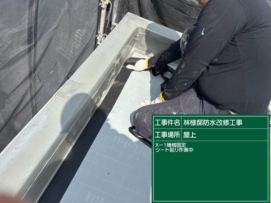 シート貼り作業③