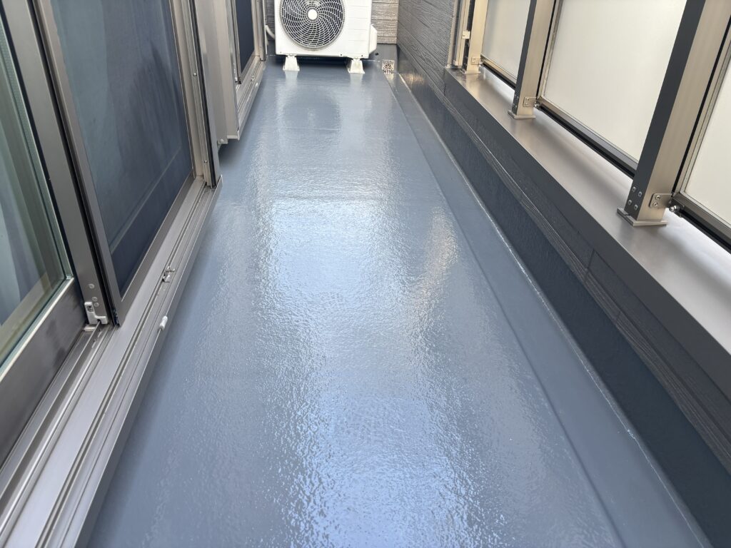 バルコニーの仕上がりです