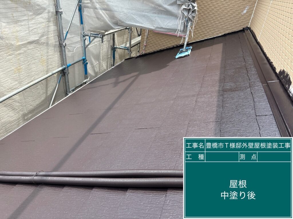 中塗り後