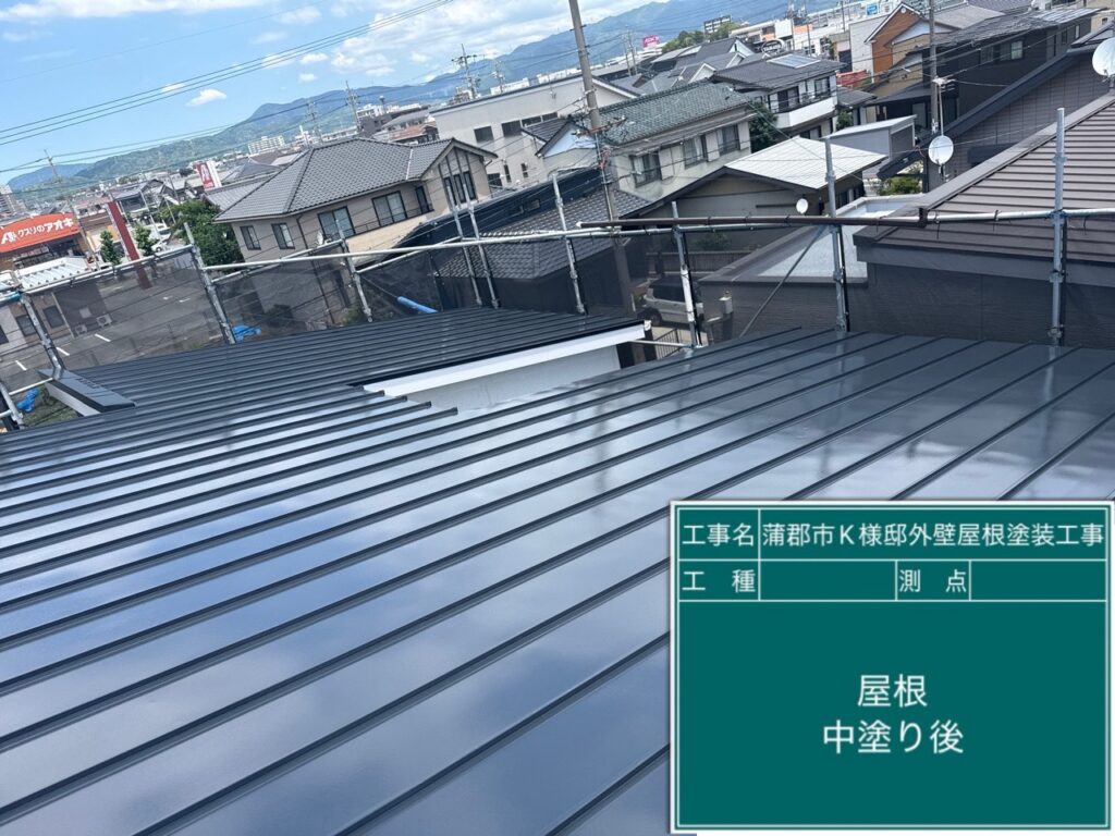中塗り後