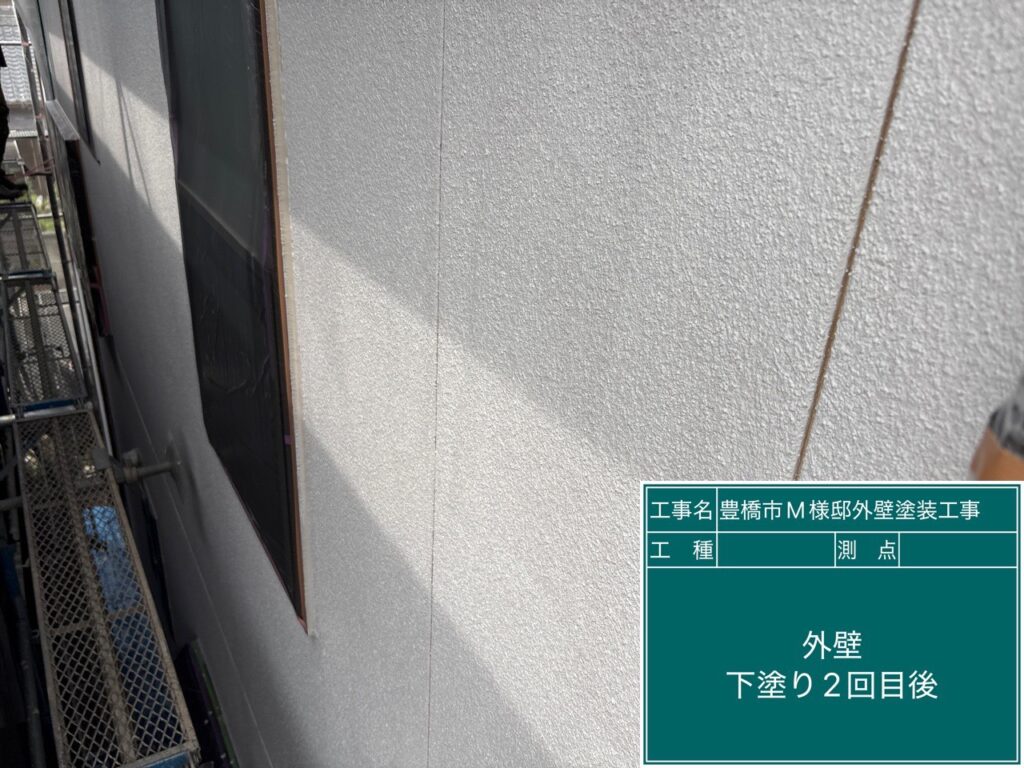下塗り２回目後