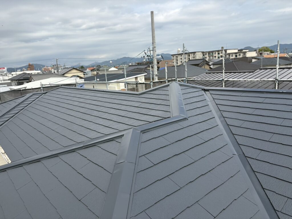 屋根の仕上がりです。