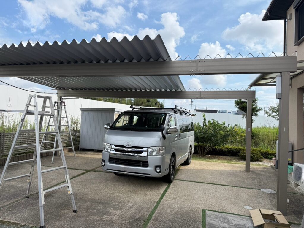 折半屋根撤去